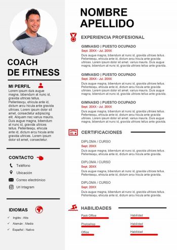 modelo curriculum deportivo