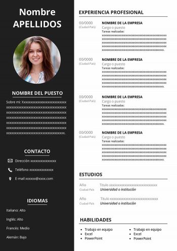 ejemplo de curriculum vitae ejecutivo
