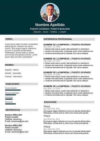 ejemplo de curriculum vitae administrador de empresas
