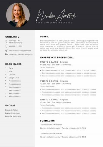 plantilla curriculum vitae para mac pages