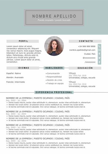 formato curriculum sin pagar y sin registro