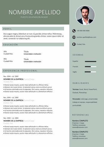 ejemplo de curriculum vitae trabajador industrial obrero
