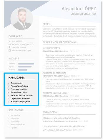 habilidades-aptitudes-curriculum-vitae