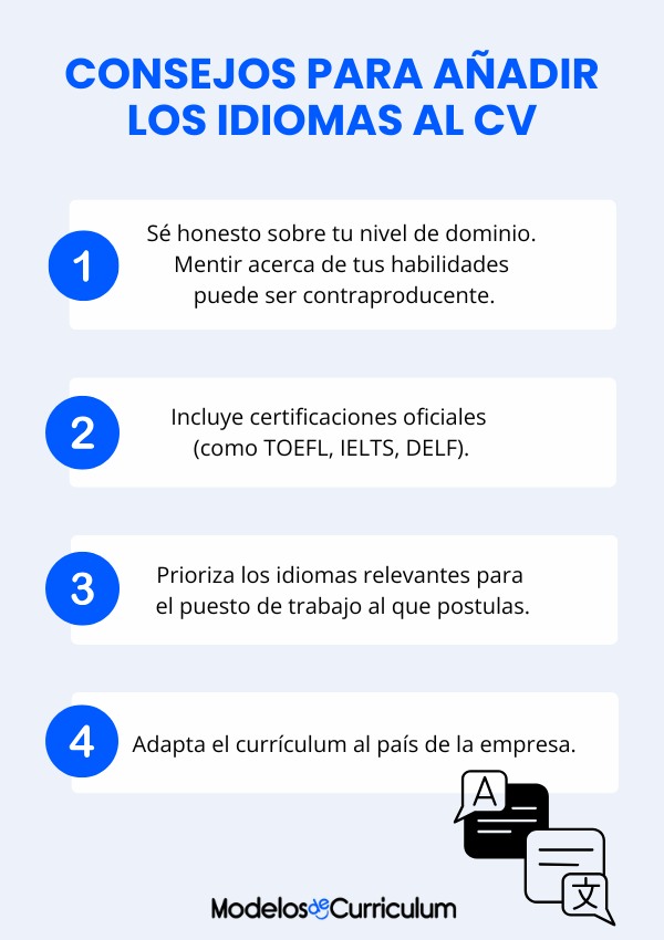 idiomas-curriculum-ejemplos