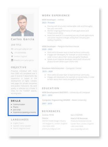 habilidades-cv-en-ingles