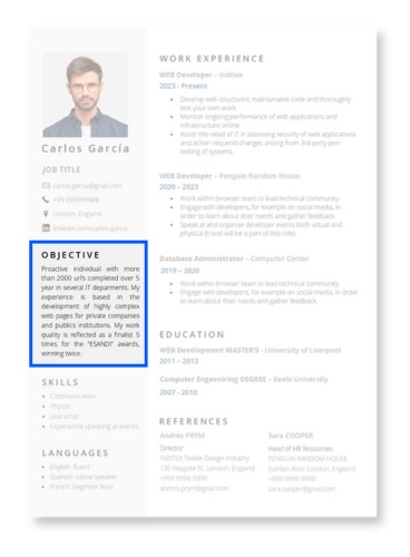objetivo-curriculum-vitae-en-ingles